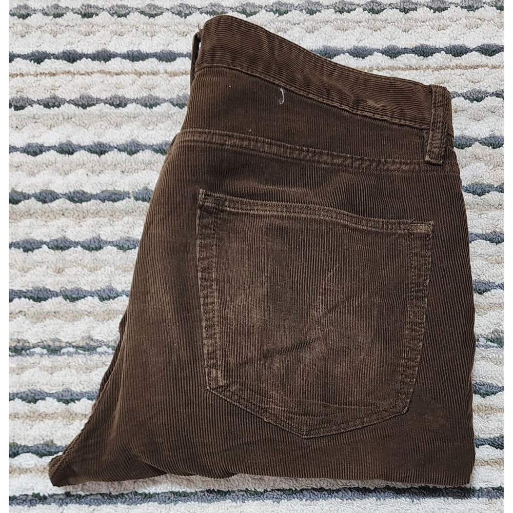 Banana Republic Men's Traveler Brown Slim Fit Corduroy 5 Pocket Pant Size 32